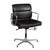 Vintage EA217 Chair in Black Leather by Charles & Ray Eames for ICF, 1969 For Sale - Image 17 of 17