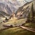 Mid-Century Modern Early 20th Century Mid Century Modern Oil Painting Alpine Church Landscape by Othmar Wagner Austria For Sale - Image 3 of 12