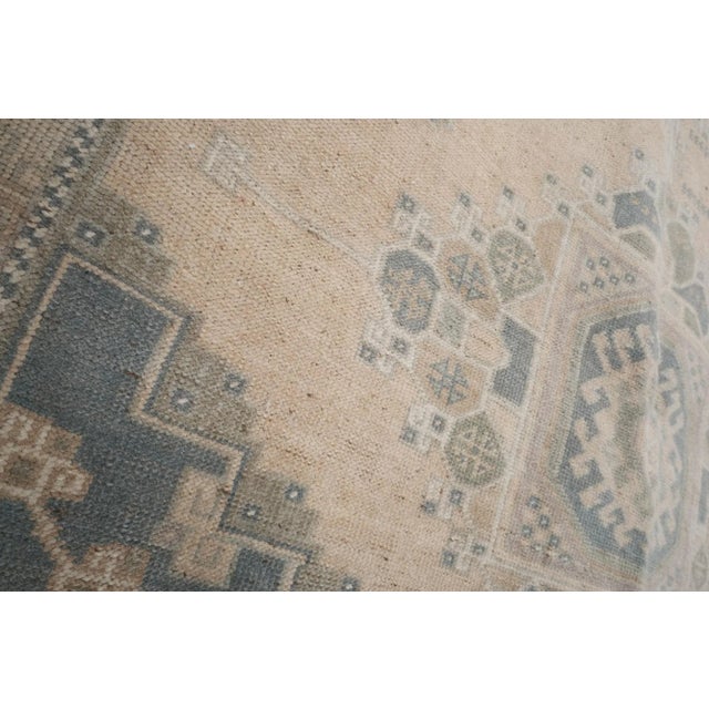 Vintage Oriental Turkish Oushak Gallery Runner, Farmhouse Kitchen Rugs 4'8" X 8'8" For Sale In Philadelphia - Image 6 of 13