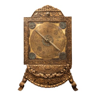 Monumental Antique Islamic Ottoman Safavid Astrological Astrolabe on Stand 1720 For Sale