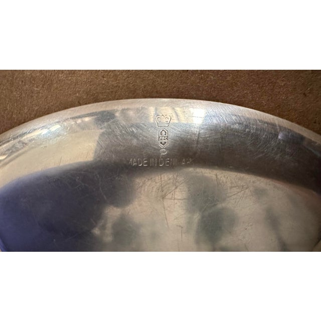 Emerald Mid-Century Modern Emerald Green Enameled Bowls by Carl F. Christiansen for Reed and Barton For Sale - Image 8 of 12
