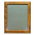 Late 20th C. Art Deco Revival Burl Wood and Black Wall Mirror For Sale