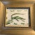 2 original approx 4.5 x 5.5 paintings on paper unsigned Overall size with frame is approximately 8 x 9