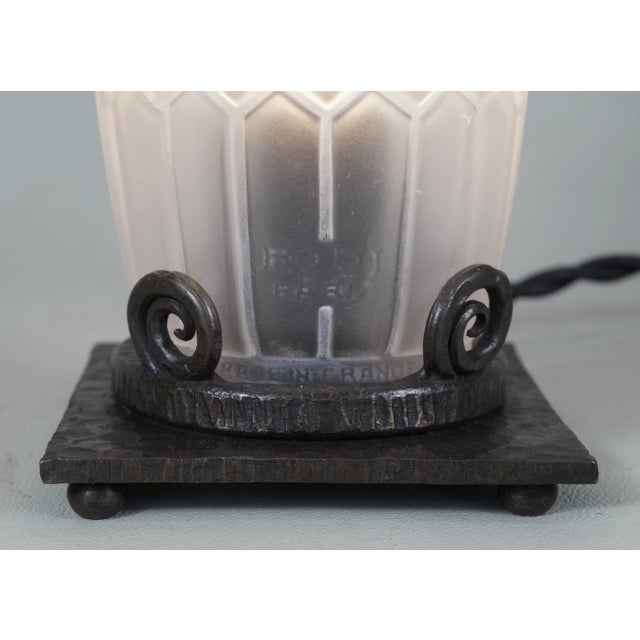 1920s French Art Deco Night Lamp Insence Burner by Robj France For Sale - Image 10 of 12