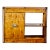 Midcentury Hollywood Regency Expandable Burl Wood Server For Sale