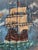 Wood Vintage Rustic Sailing Ship Wood Relief Wall Panels, Pair For Sale - Image 7 of 11