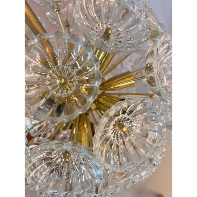 Chandelier Pusteblume from VEB Kristalleuchte Ebersbach For Sale - Image 5 of 11