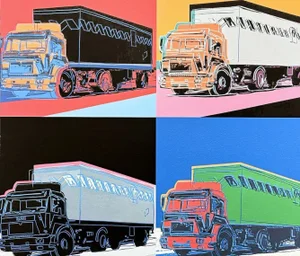 After Andy Warhol, 4x Truck, 1980s, Print