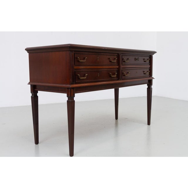 Danish Hepplewhite Mahogany Console Table from Farre Møbelfabrik, 1970s For Sale - Image 9 of 18