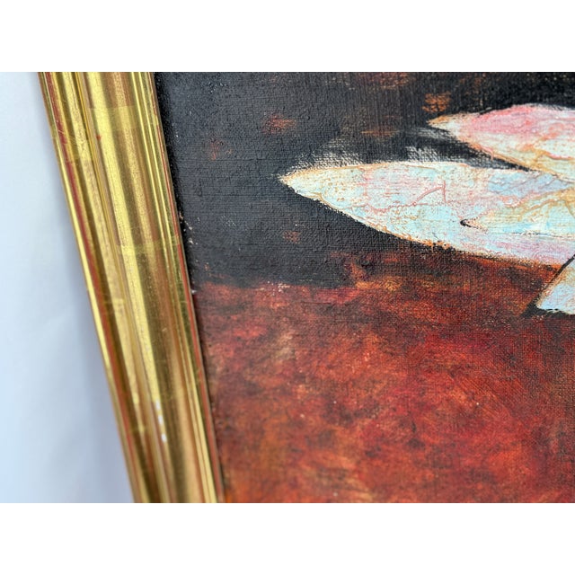 Valery Konevin (Ussr, B. 1952) Abstract Still Life "Mapahta 2" Oil on Canvas For Sale - Image 4 of 10