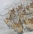 Mid Century 22kt Gold Leaf Tumblers- Set of Eight For Sale - Image 9 of 12