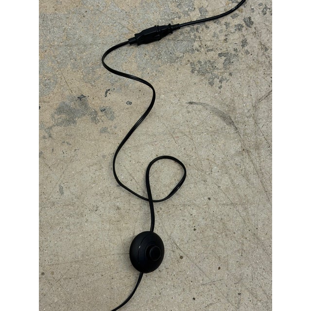 Black Koch and Lowy Postmodern Green Glass and Steel Floor Lamp, 1990s For Sale - Image 8 of 14