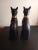 Contemporary 1970s Chalkware Black Cats - a Pair For Sale - Image 3 of 7