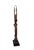 African Vintage African Wooden Chi Wara Antelope Headdress or Crest Mask on Stand Mali.27.5" H For Sale - Image 3 of 8