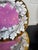 A very unique set of eight dinner plates much in the style of Piero Fornasetti, designed and created by Brenda Taylor...