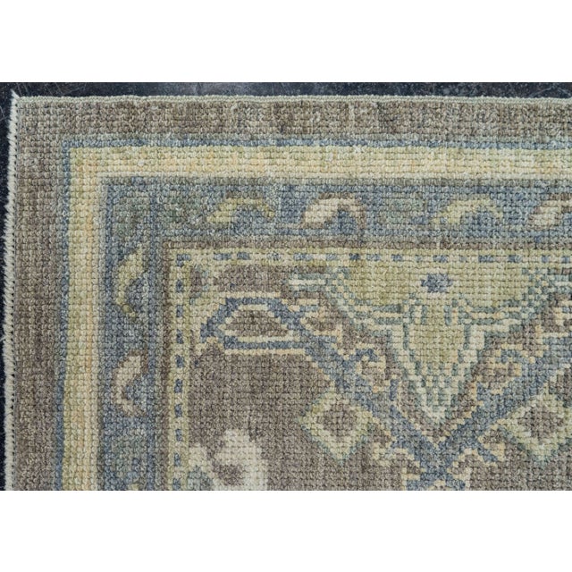 Early 21st Century Turkish Oushak Rug 2'9"x 5'5" #19490 For Sale - Image 5 of 8