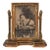 Antique Gilt-Wood Swivel Tabletop Photo Frame For Sale