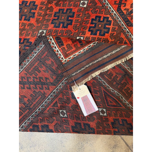 Textile Early 20th Century Persian Baluch Tribal Runner Rug For Sale - Image 7 of 7