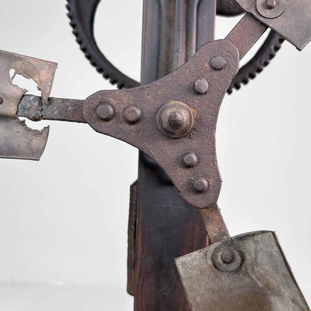 Antique Japanese Rice Windmill, 1890s For Sale - Image 4 of 14