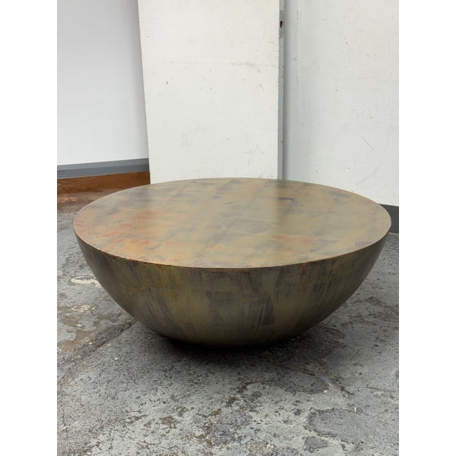 Modern Gumps San Francisco Round Coffee Table For Sale - Image 3 of 12