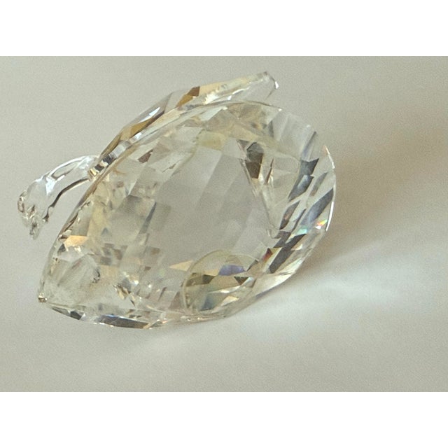 Swarovski Marked Swan Small-Faceted Bottom - Beauties of the Lake Vtg. 1982 For Sale - Image 10 of 12