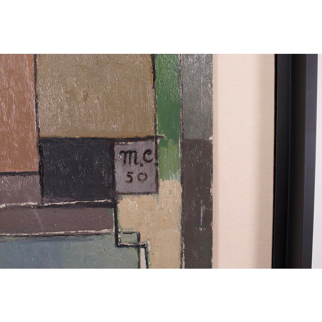1950s Marcel Caron, Cubist Nude, 1950s, Oil on Canvas For Sale - Image 5 of 7