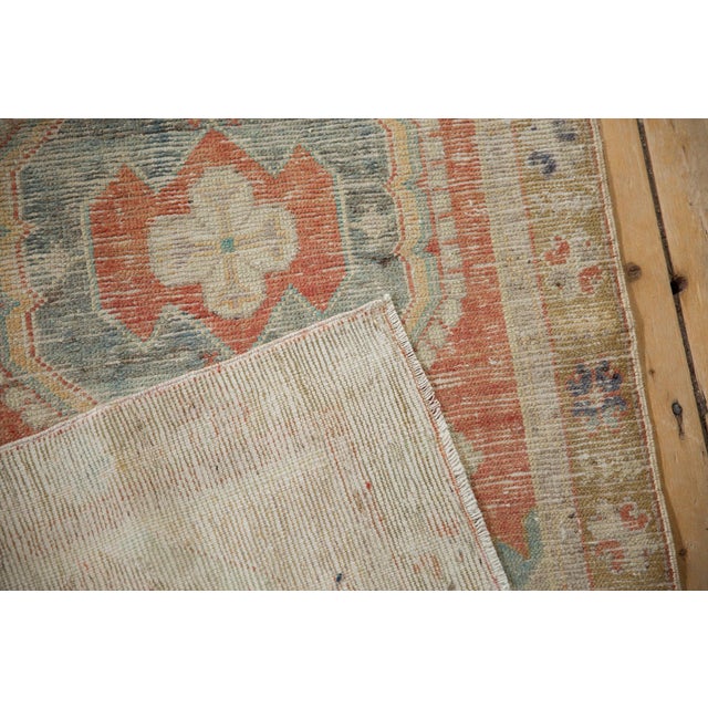 Vintage Distressed Oushak Rug Runner - 2'4" x 4'9" For Sale In New York - Image 6 of 10