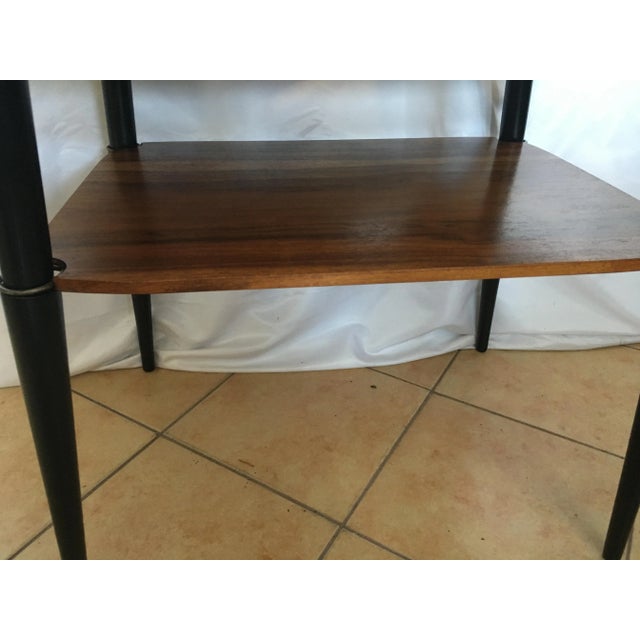 Art Deco Walnut Coffee Table with Shelf, 1970s For Sale - Image 16 of 18