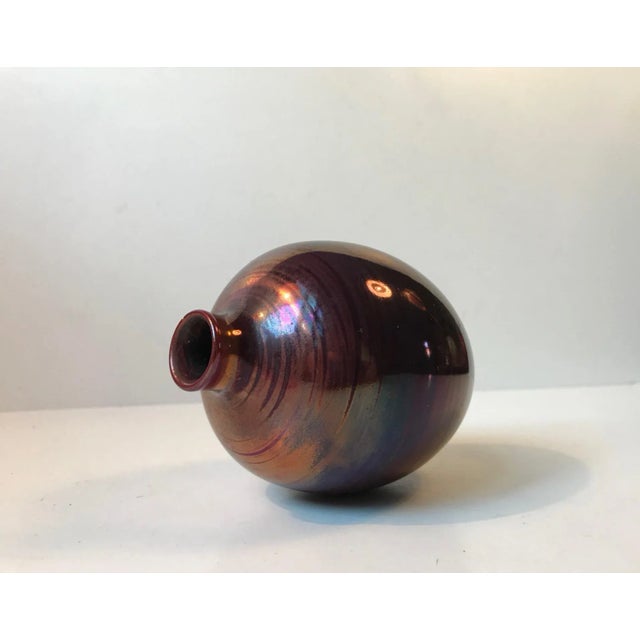 Mid-Century Ceramic Vase by Poul Nielsen, 1960s For Sale - Image 4 of 10