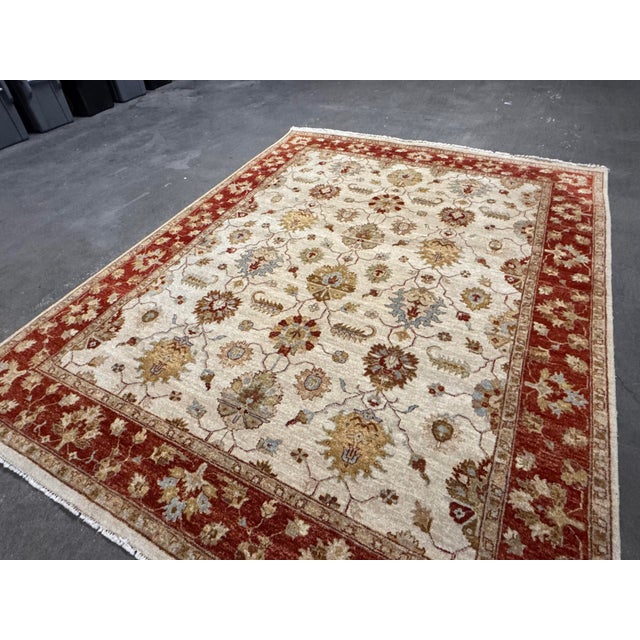 7ft 11 in X 10ft 1 Vasari Hand-Knotted Wool Area Rug For Sale In San Francisco - Image 6 of 12