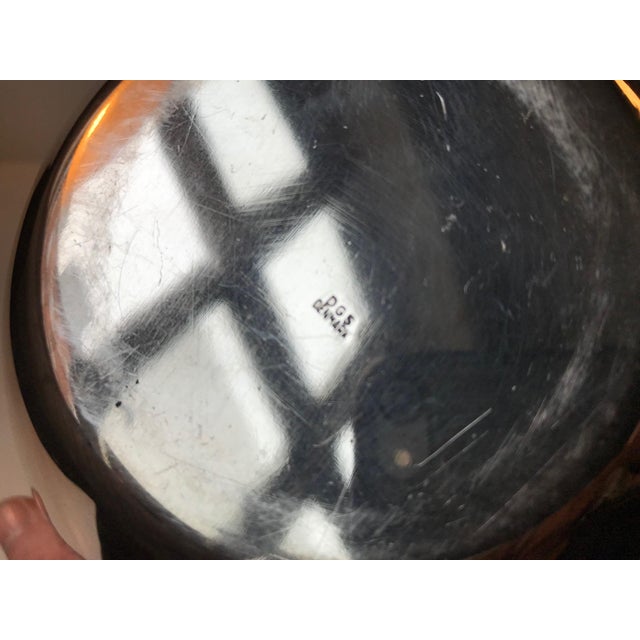 Mid-Century Modern Mid-Century Bowl in Silver Plate & Enamel from DGS, 1950s For Sale - Image 3 of 10