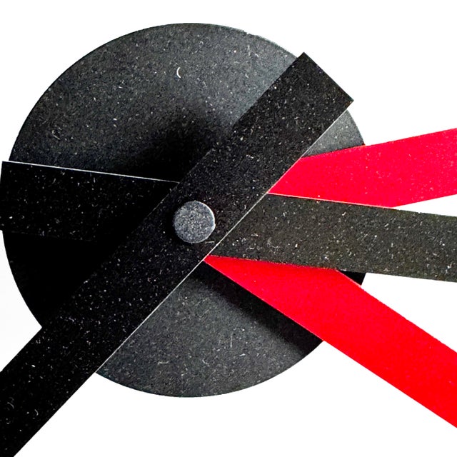 Metal Time Maze Wall Clock by Daniel Libeskind for Alessi For Sale - Image 7 of 8