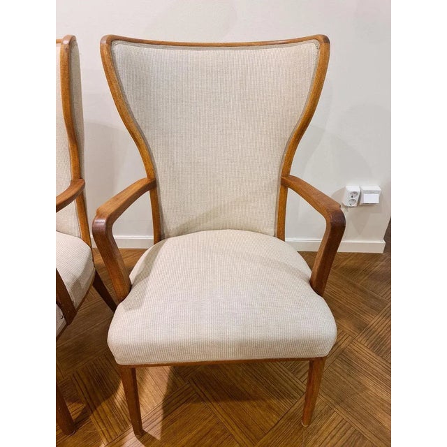 Art Deco Lounge Chairs, Sweden, 1940s, Set of 2 For Sale - Image 10 of 13