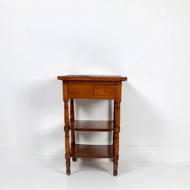 Late 18th Century French Fruitwood and Marble Wine Table For Sale In San Francisco - Image 6 of 7