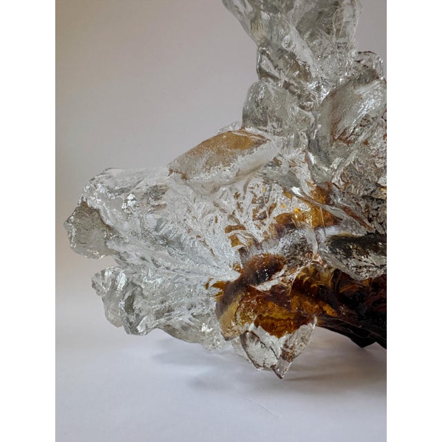 Large Sculptural Finnish Art Glass Vase by Pertti Santalahti for Humppila, 1970s For Sale - Image 15 of 18