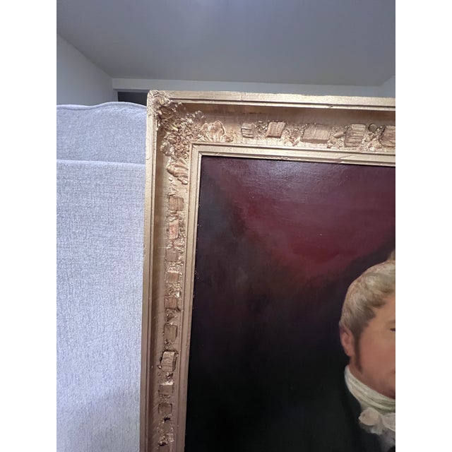 Original Antique 19c. Oil Painting "Rev. Richard Coytmor Howard" – 1823 Portrait For Sale - Image 9 of 15