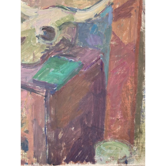 1980s 1980s Kaspar Ilg Cow Skull Still Life For Sale - Image 5 of 12