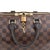 Animal Skin Louis Vuitton Speedy Bandouliere 25 Damier Ebene Coated Canvas Shoulder Tote Bag For Sale - Image 7 of 11