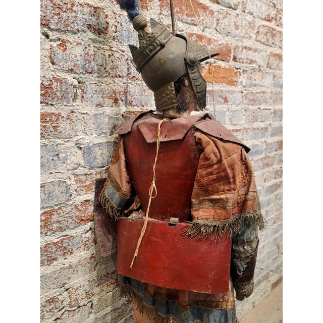 19th Century Sicilian Marionette Puppet Knight With Shield For Sale - Image 10 of 11
