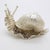 1960s Vintage Italian Handmade Genuine Silver Life Size Snail Solid Figurine, Made in Vicenza (Vi, Italy) For Sale - Image 5 of 11