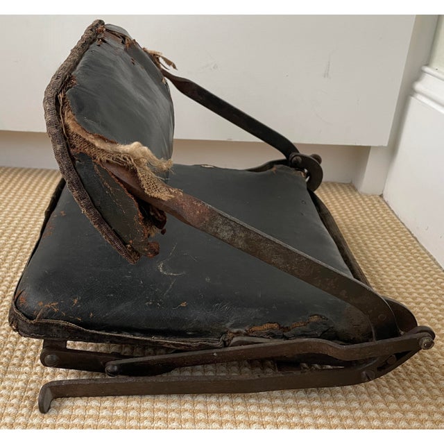 1920s Circa 1920s French Jump Seat For Sale - Image 5 of 10