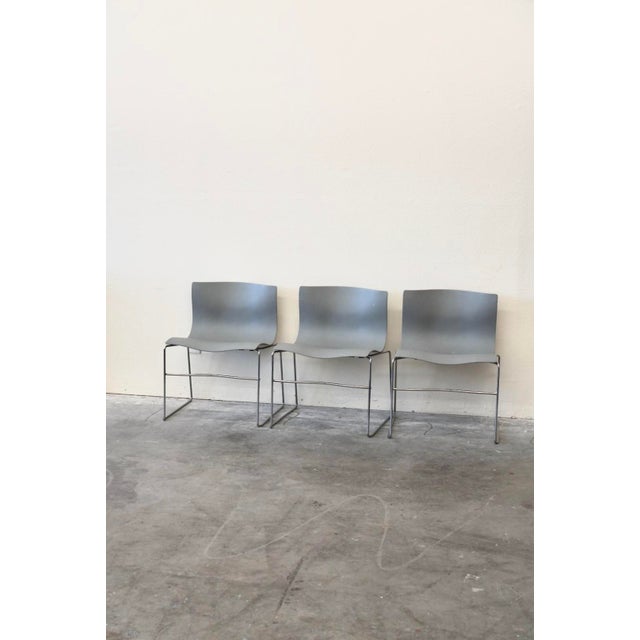 Set of 3 Vintage Handkerchief Chairs by Lella & Massimo Vignelli for Knoll, 1990s For Sale In Los Angeles - Image 6 of 11