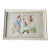 Antique Oil Painting of Chinese Children Playing Warriors - Unsigned Unknown Artist For Sale