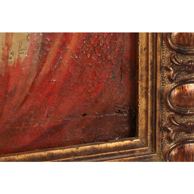 Our Lady of Carmel, Oil on Canvas, 19th Century For Sale - Image 13 of 14