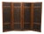 Arts and Crafts Oak Room Divider with Botanical Motifs Panels, 1890s For Sale