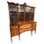 Traditional American Federal Flame Birch Breakfront Bookcase For Sale - Image 3 of 9