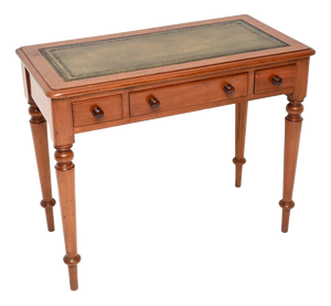 Antique Victorian Leather Top Desk, 1850
