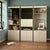 Mid-Century Modern Cream Laminate and Smoked Glass Three-Section Freestanding Wall Unit - 3 Piece Set For Sale - Image 13 of 13