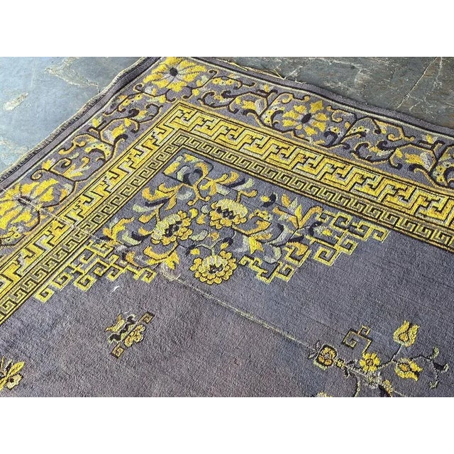 Gray Edwardian Country House Rug For Sale - Image 8 of 12