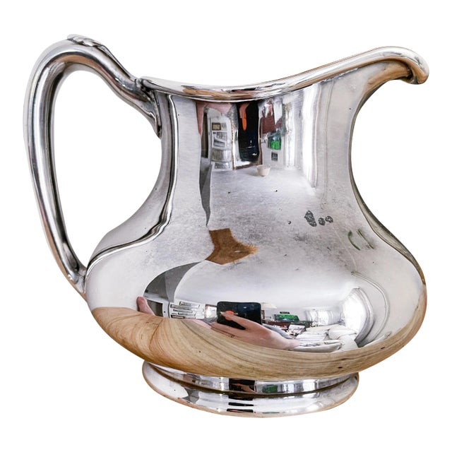 Antique Silver Plated Creamer From Florida East Coast Hotel Co For Sale